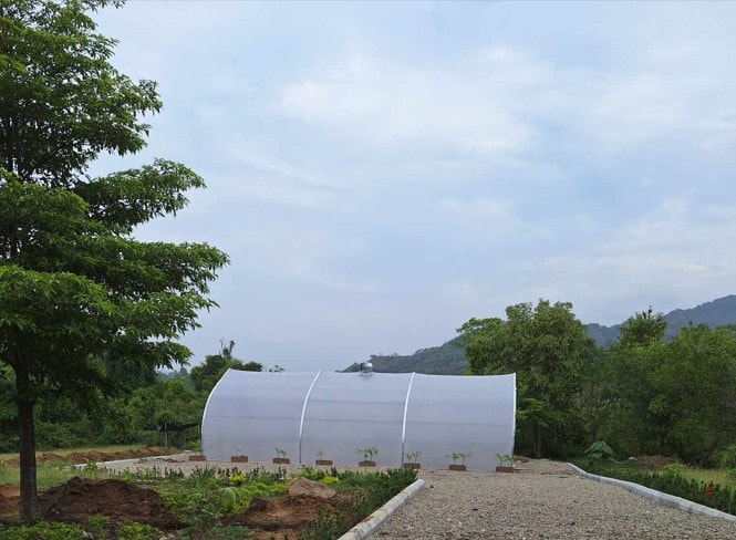 Gran Tierra greenhouse exterior in Colombia