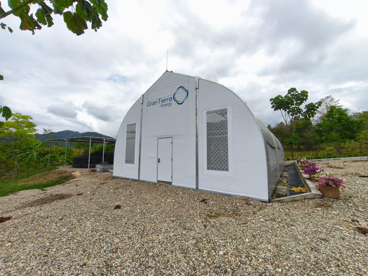 Gran Tierra greenhouse facility in Colombia