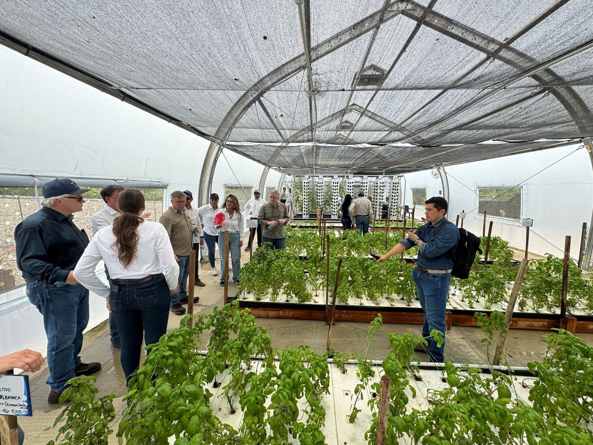 Gran Tierra greenhouse project ribbon-cutting event