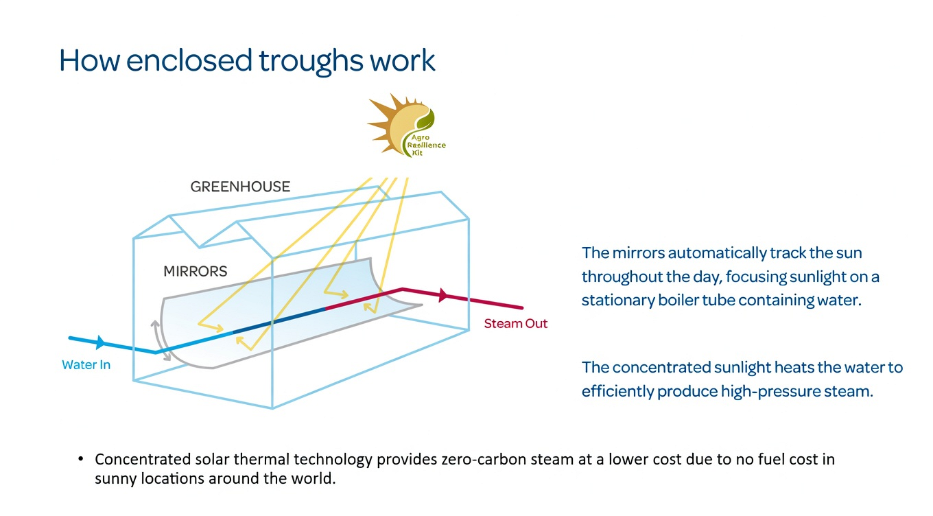 Concentrated Solar for Process Heat: Competing With Natural Gas at Scale